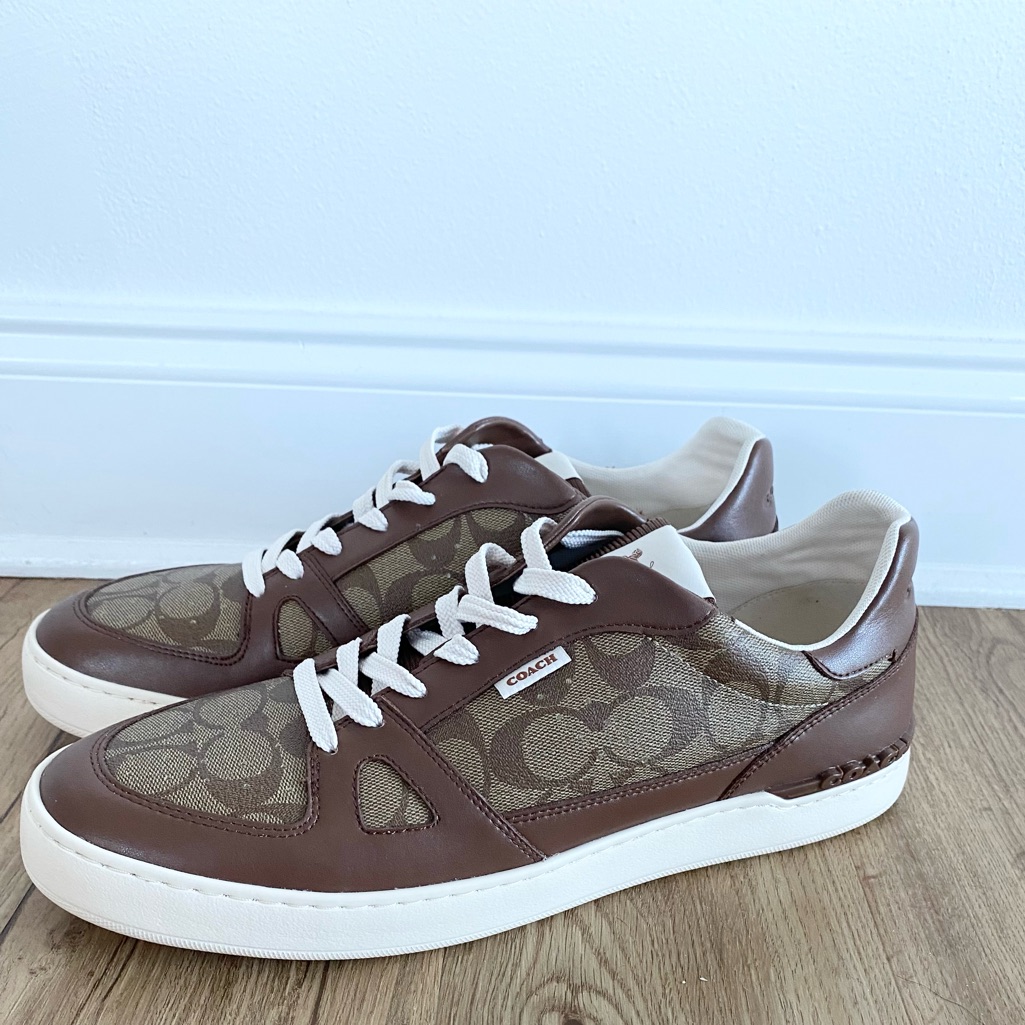 Coach Men's Clip Court Signature Sneakers Size 13
